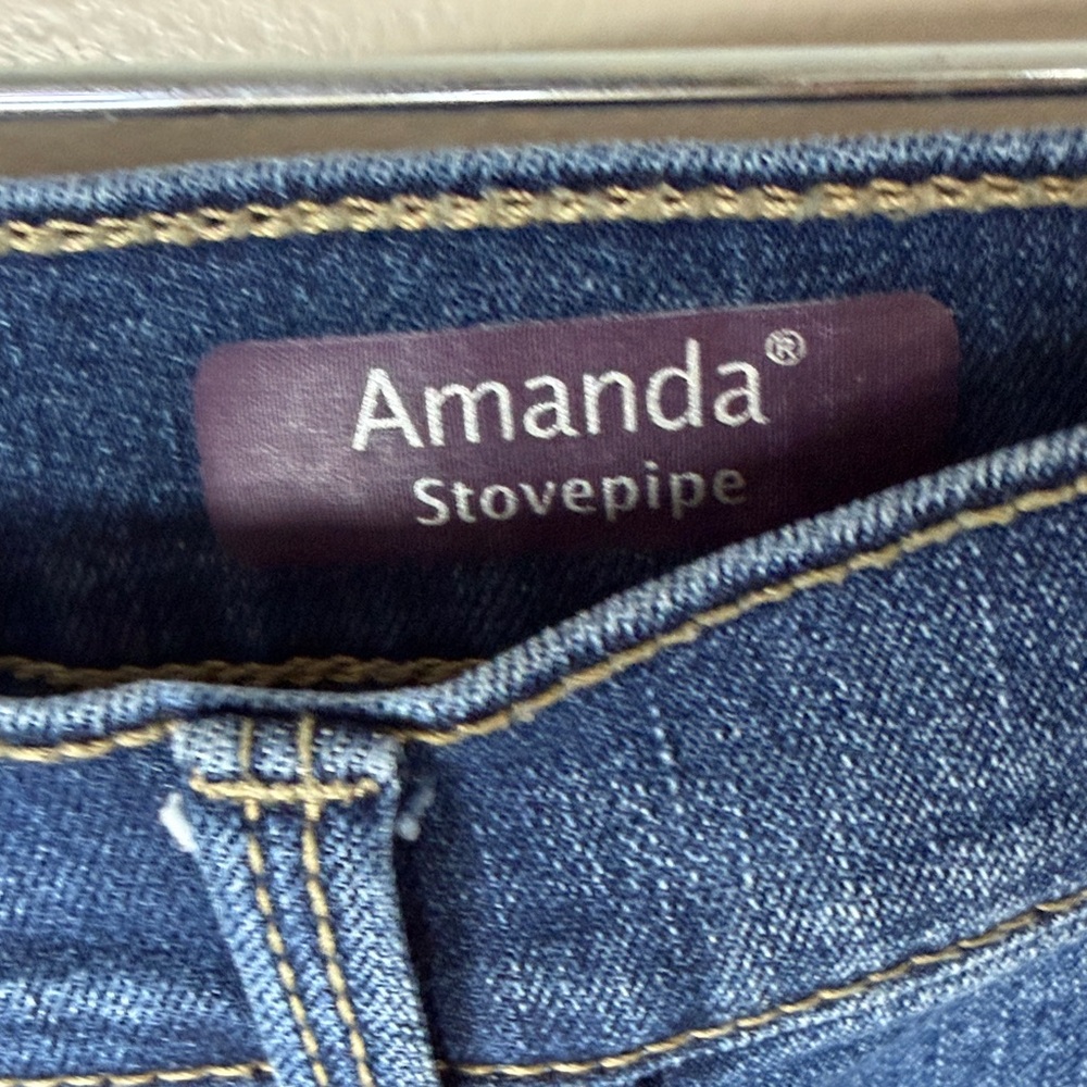 Gloria Vanderbilt Amanda Stovepipe Size 16W - Picture 6 of 16